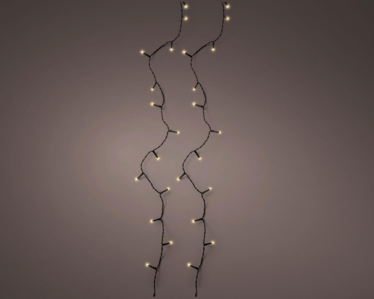 Lumineo Weihnachtsbeleuchtung Basic 80led Outdoor 6m Champagner