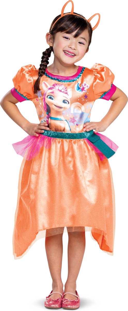 Disguise my little pony, sunny starscout leinenkleid m (7-8)