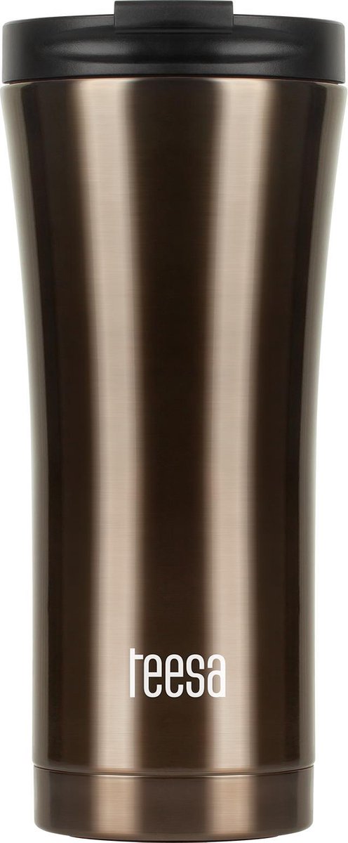 Teesa tsa0008 – Thermobecher aus Edelstahl, 500 ml, braun
