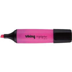 Tekstmarker viking hc1-5 roze beitelvormig