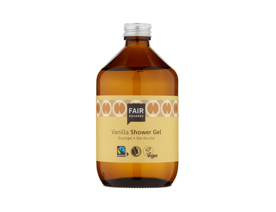 Fair quadratisches Duschgel – Vanille – Zero Waste – 500 ml