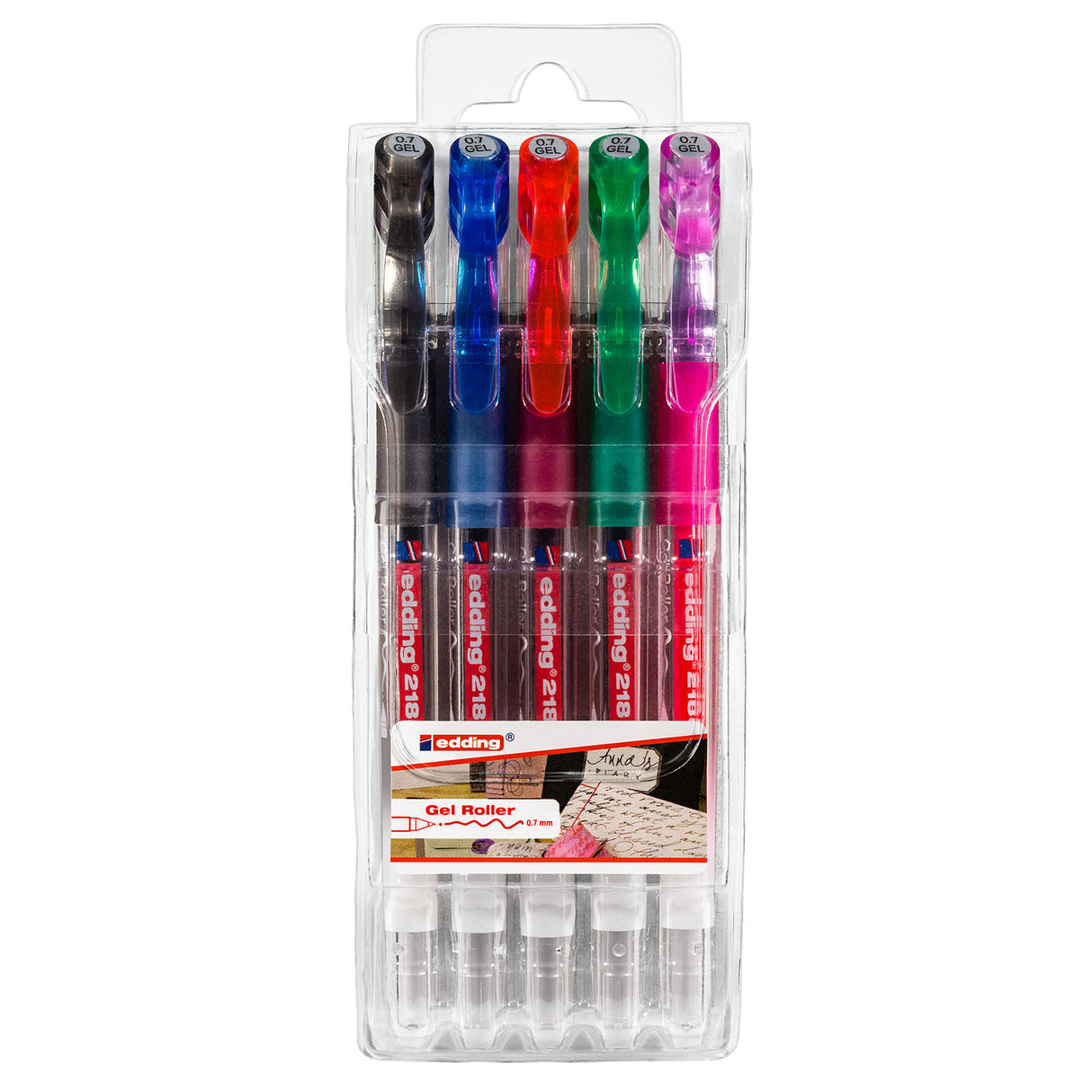 Edding 2185 • Gelroller 0,7mm sortiert 5Stk