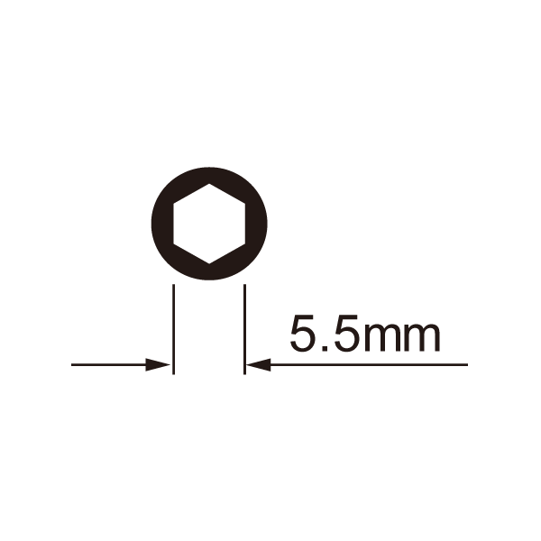ICetoolz Spaak Nippelschlüssel für 5,5 mm hexagonale Brustwarzen