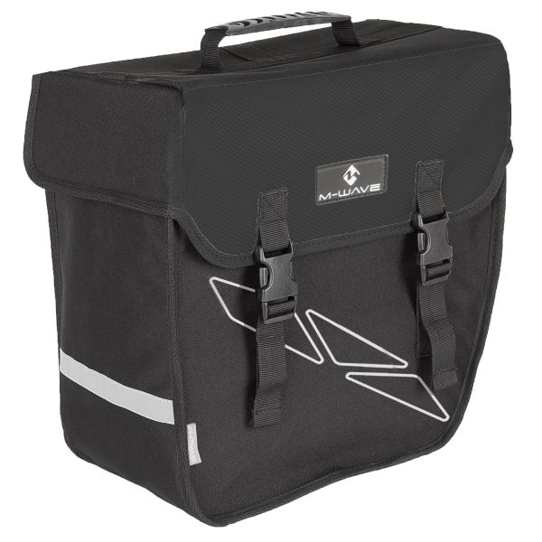 M-Wave Einzelfahrradtasche rechts Amsterdam – 18 Liter – Schwarz