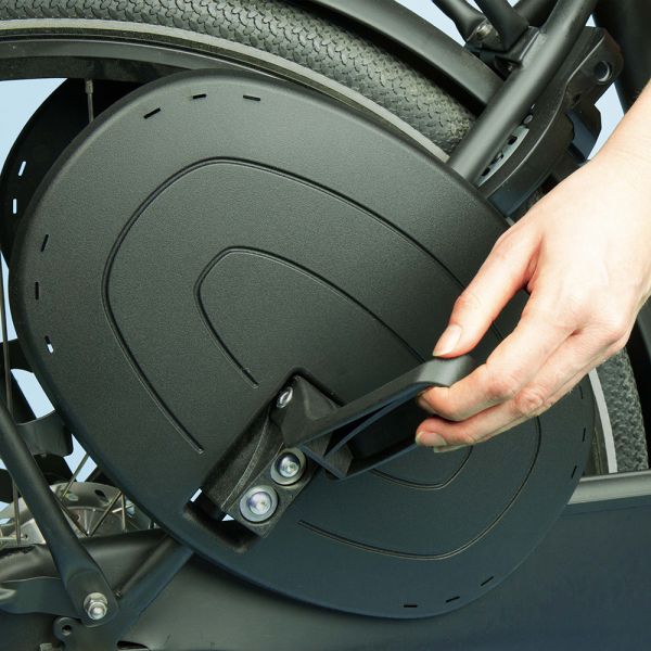 Widek b.v. Qibbel Rücksitz Junior Mik HD schwarz komplett Q350