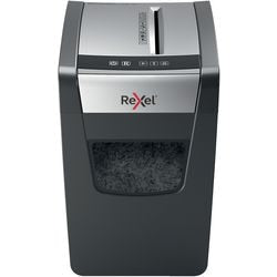 Rexel momentum x312-sl papierversnipperaar - p3 snippers - tot 12 vel - 23l - zwart