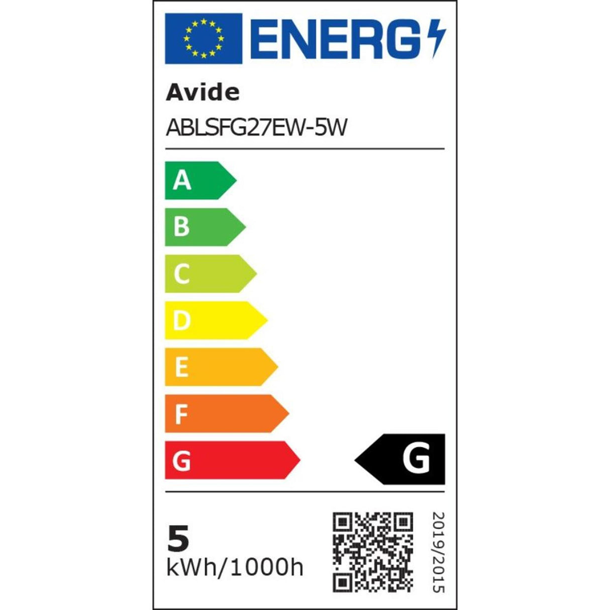 Avide LED-Glühbirne mit weichem Filament, 4,5 W, E27