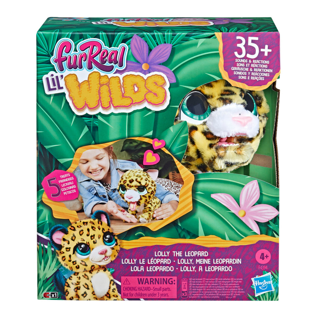 FurReal Lil Wilds interaktives Plüschtier Lolly der Leopard