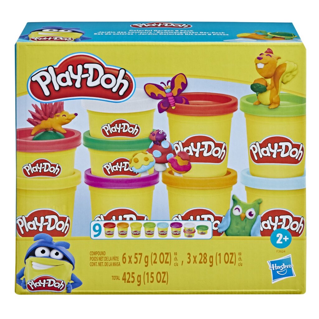 Buntes Play-Doh-Gartenset