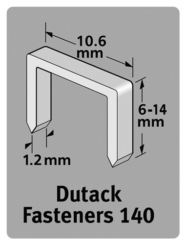 Dutack Heftklammern Serie 140 8 mm 1000 Stück (nml)