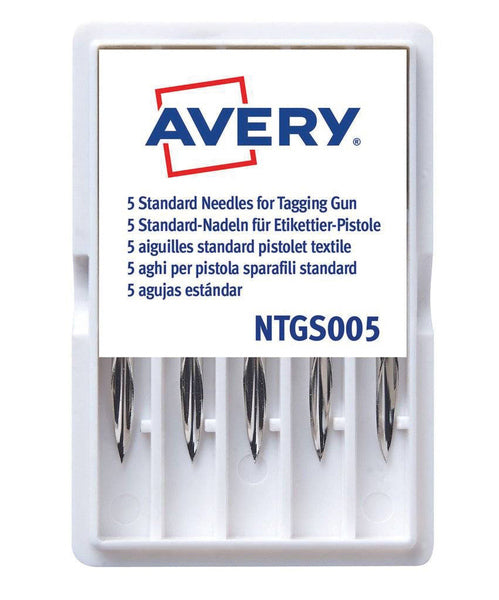 Avery av-ntgs005 Nadel-Textilpistole, 5 Nadeln für Delphinium-Zangen