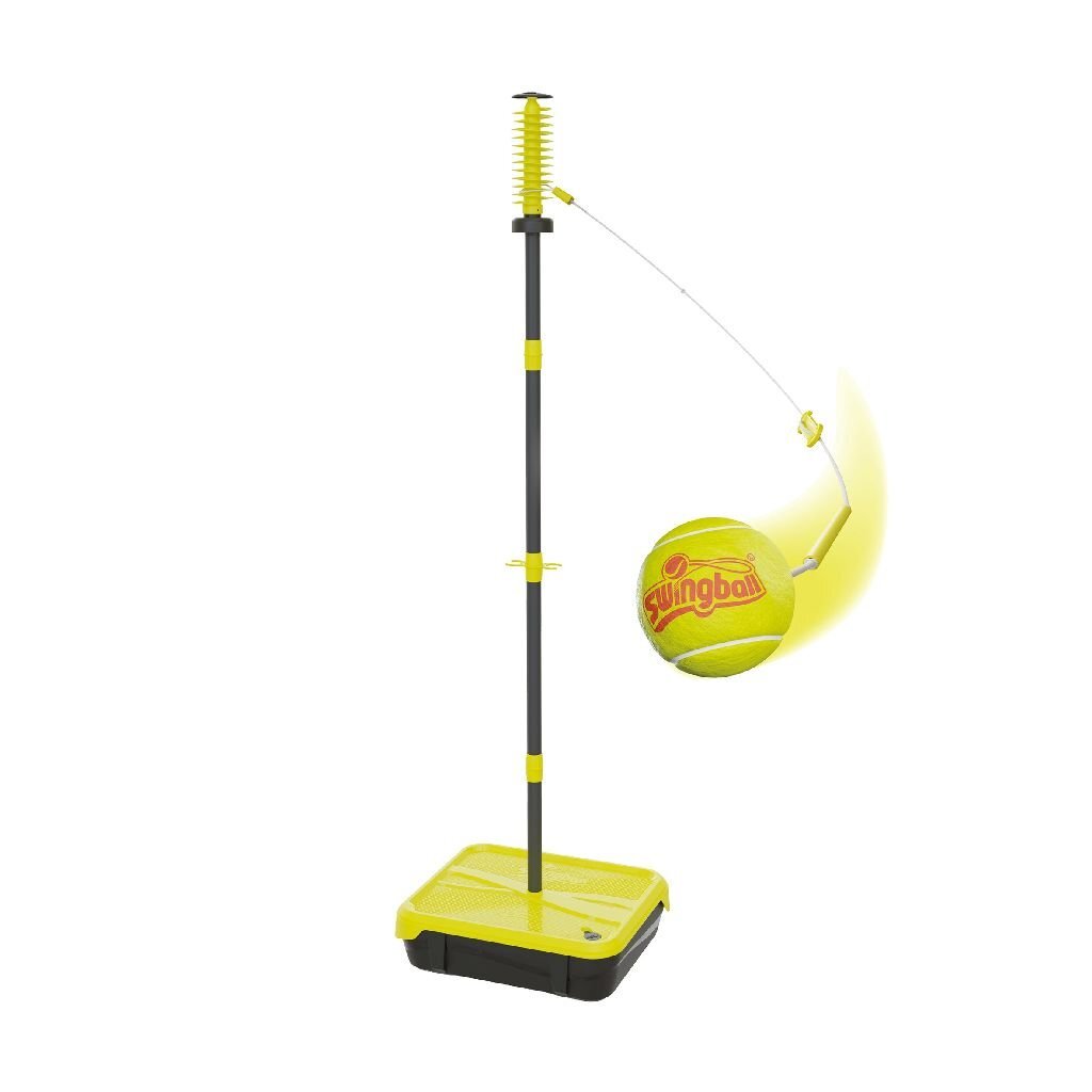 Swingball Pro-Tennispfosten mit All-Surface-Basis schwarz gelb