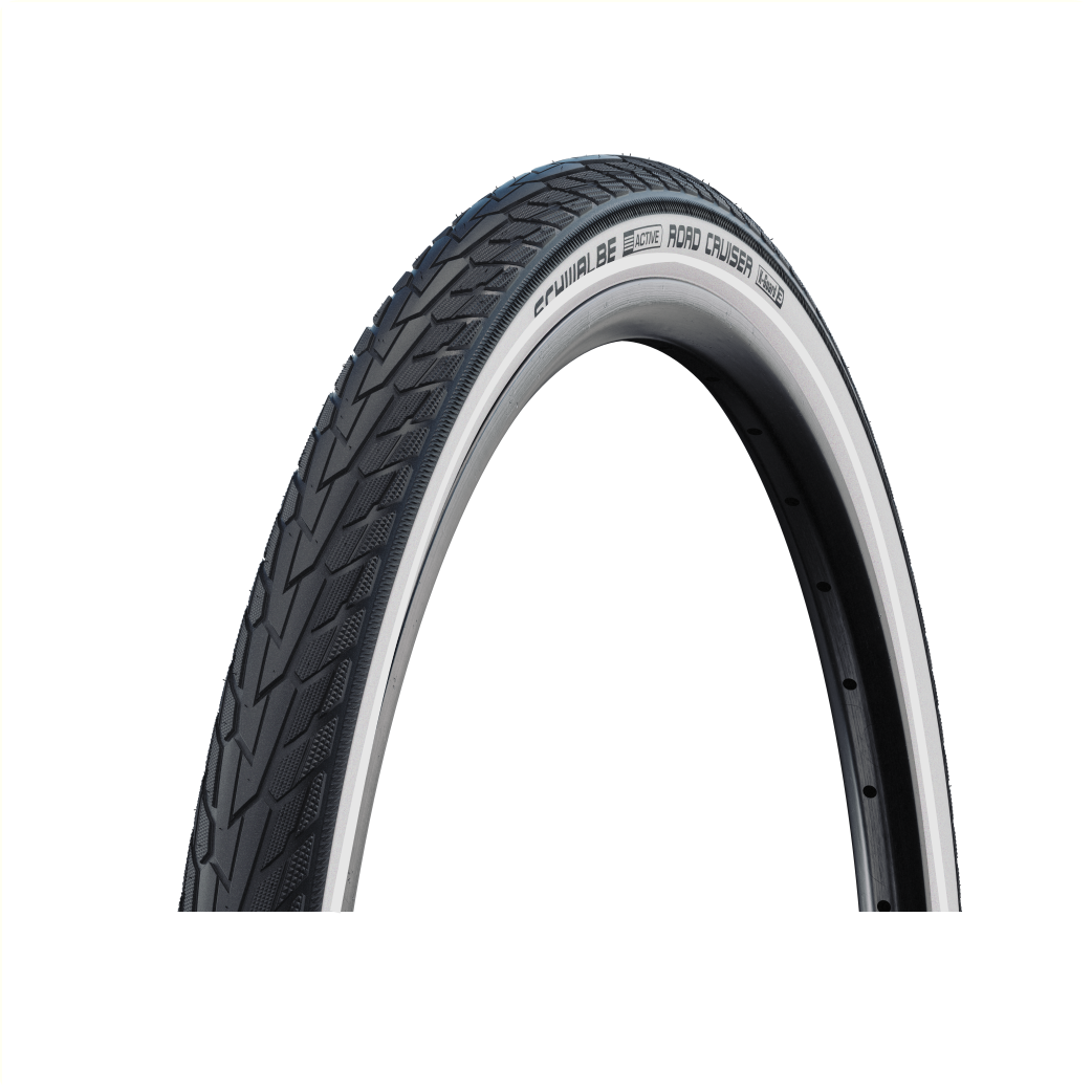 Schwalbe Clincher Road Cruiser Plus Act 37-622 Schwarz Weiß
