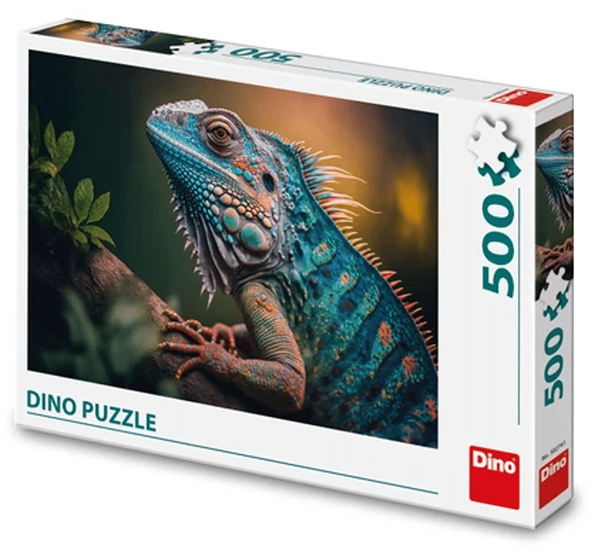 Dinotoys Dino-Puzzle eines Leguans – 500 Teile