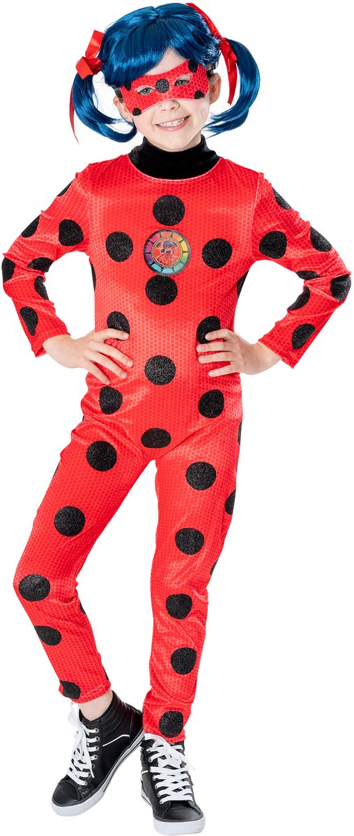 Rubies - Miraculous Ladybug Deluxe mit Perücke (7-8 Jahre)