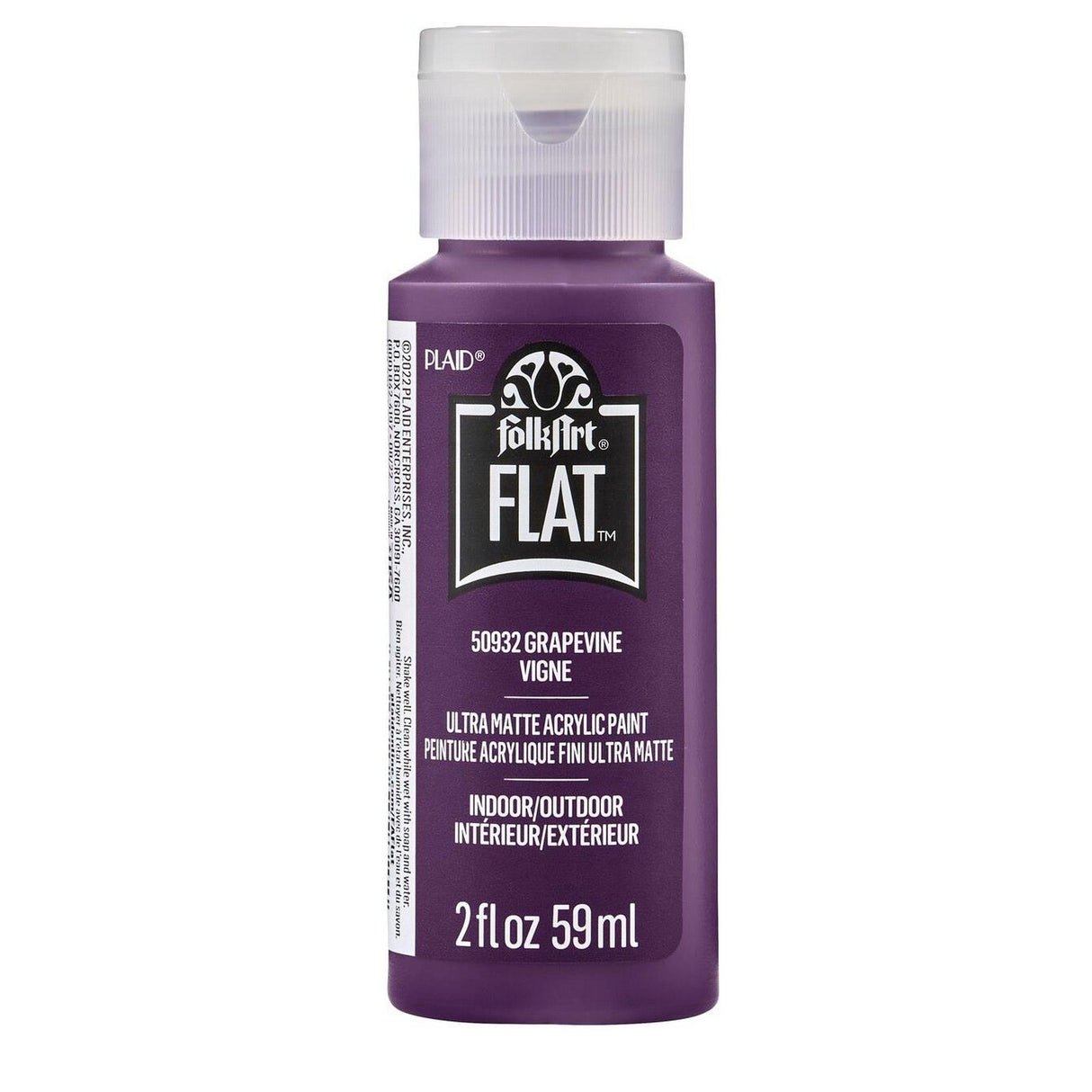 Folkart • Flache, ultramatte Acrylfarbe, Weinrebe, 59 ml