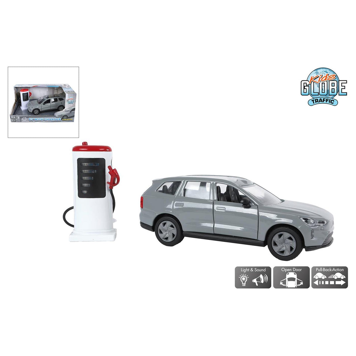 Kinderglobus Volvo Ex90 mit Ladestation