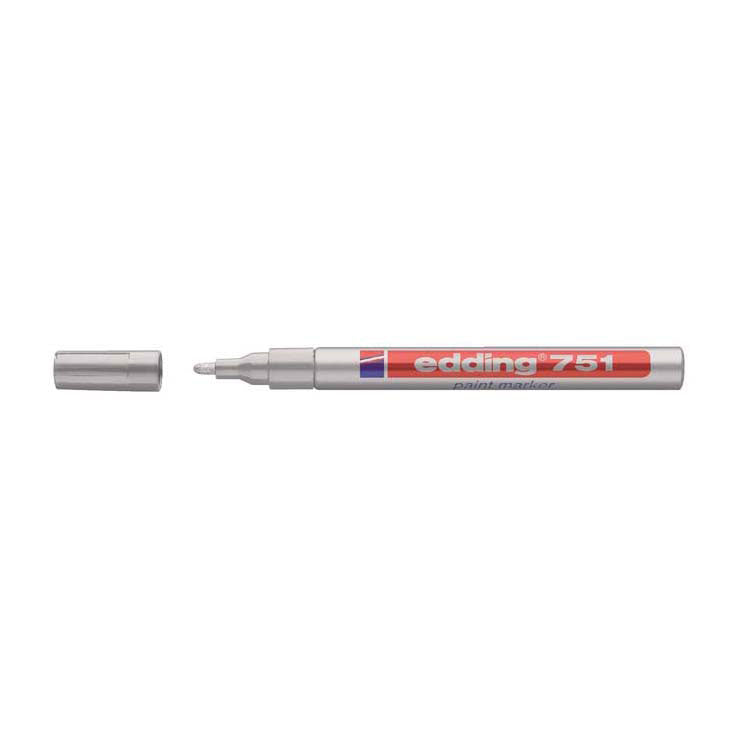 Quantore Filzstift edding Lackmarker Silber