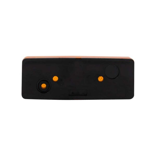 Aufbauleuchte rechteckig orange