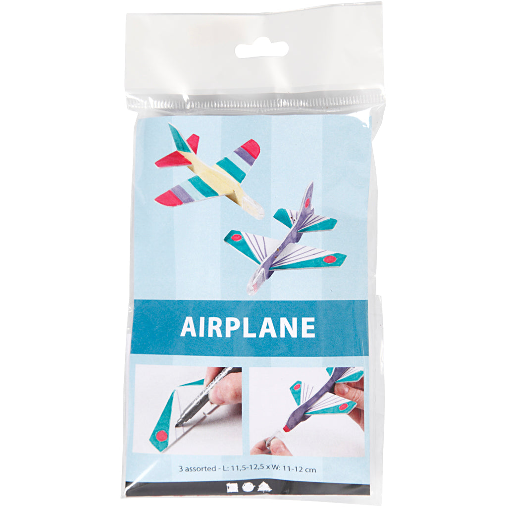 Creativ Company Foam Make Aircraft, 3st.