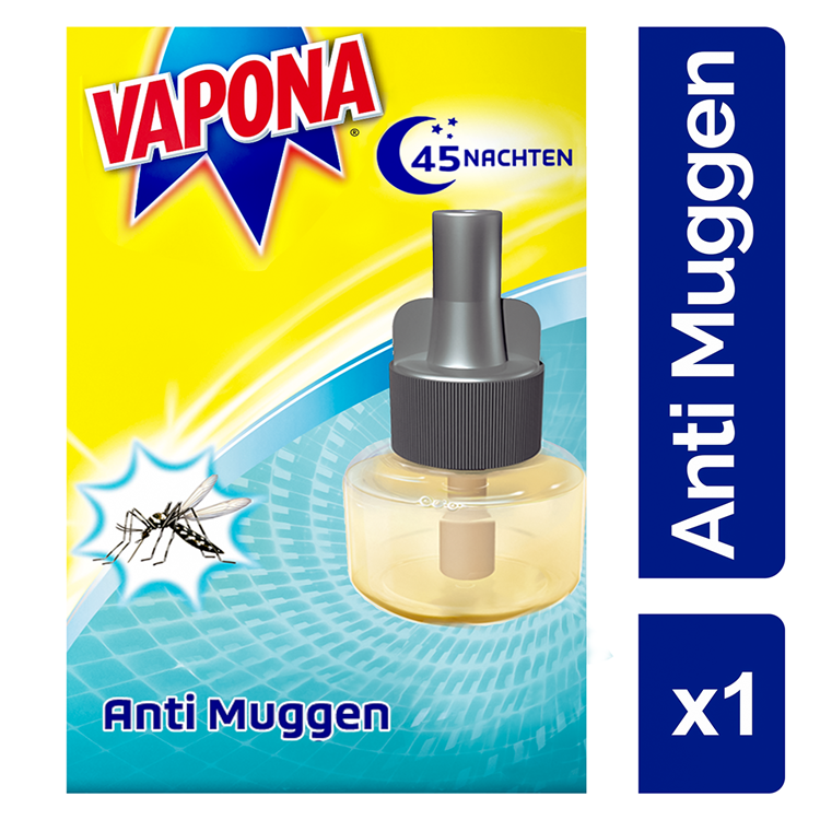Vapona Anti-Mücken-Stecker Nachfüllpackung – Insektenbekämpfung – 45 Nächte