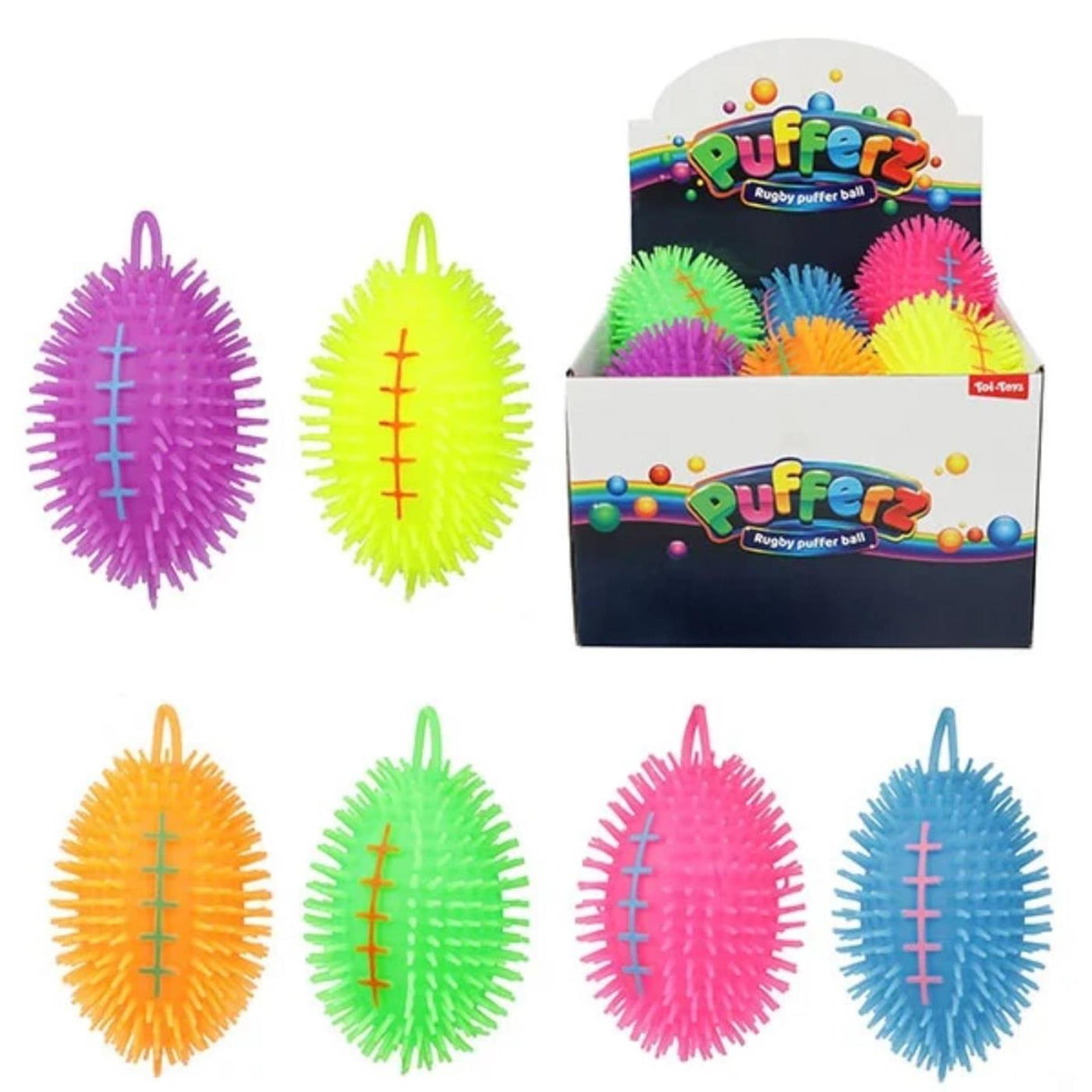 Toi-toys Toi Toys Pufferz Pufferball Rugby 14 cm