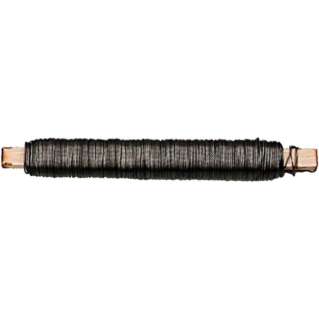 Creativ Company Blumendraht, Stärke 0,5 mm, schwarz, 50 m 1 Rolle
