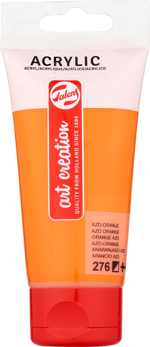 Talens Art Creation Acrylfarbe, Tube 75 ml, Azo-Orange 276