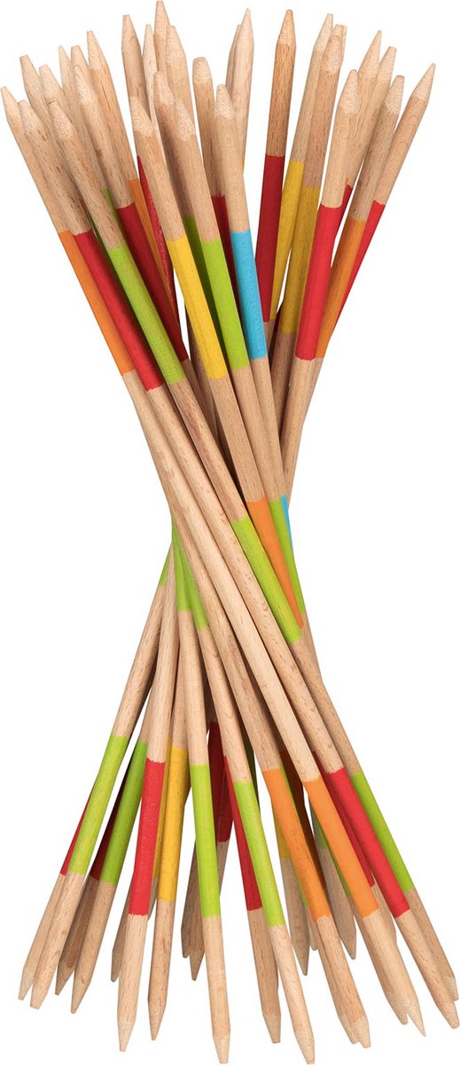 Goki Mikado – mittel 27 cm – 31 Stäbchen – Holz – 5 Jahre