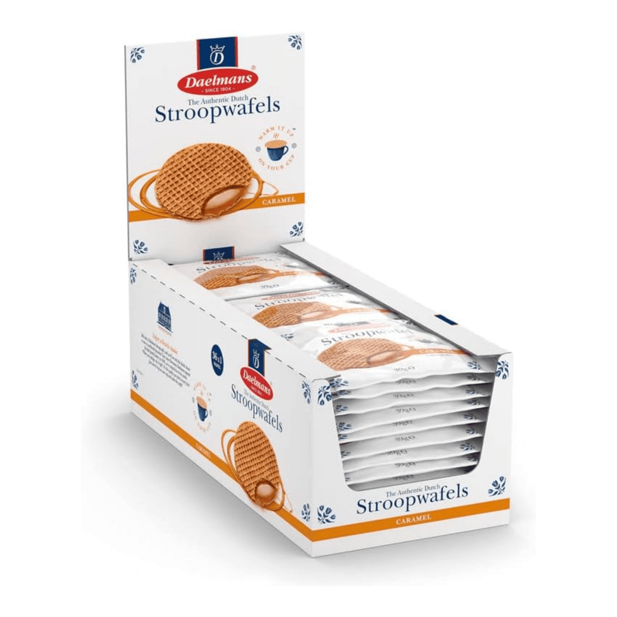 Packung mit 36 Waffeln Daelmans 70103858, mehrfarbig, Karamell