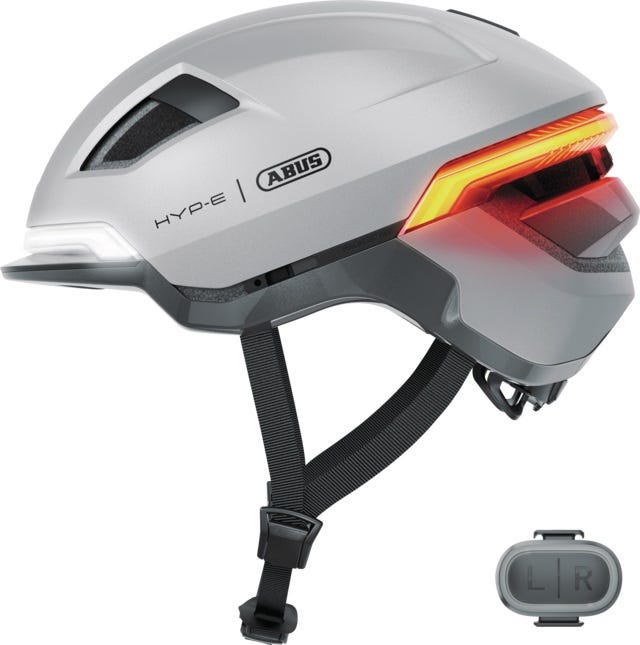 Abus Smart Helm Hyp-e Glanz Silber L 57-61cm