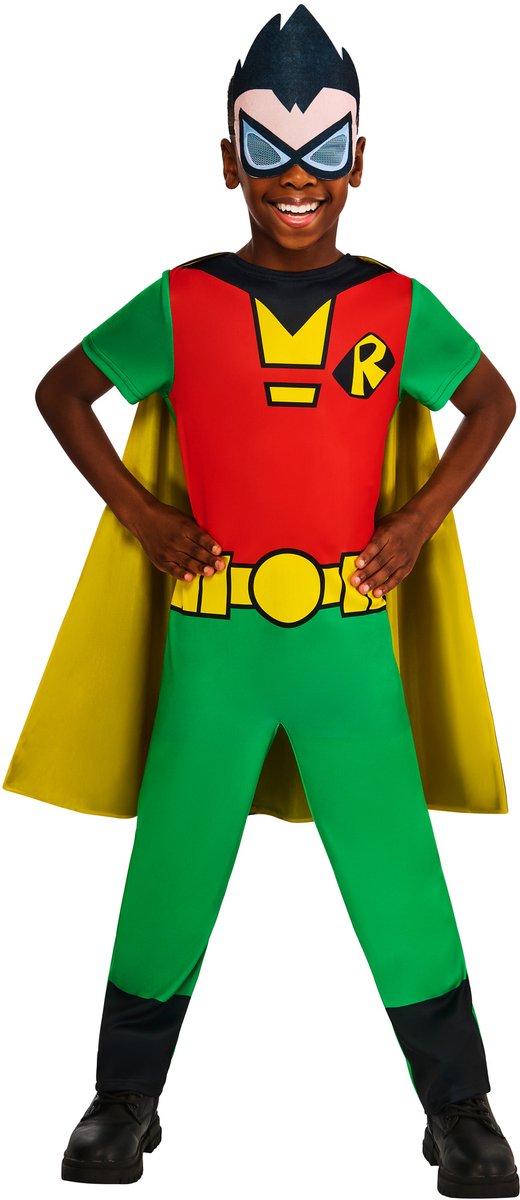 Rubies Teen Titans Go Robin Kinderkostüm – Größe 7–8 Jahre