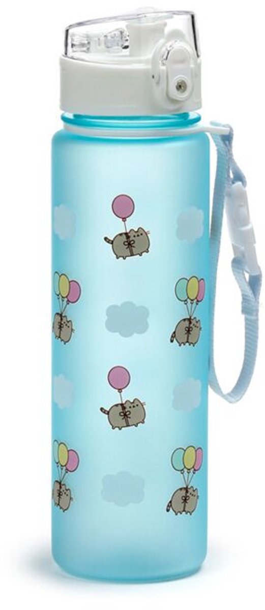 Pusheen die Katze Ballons Pop-Top 600 ml Ecozen Trinkflasche