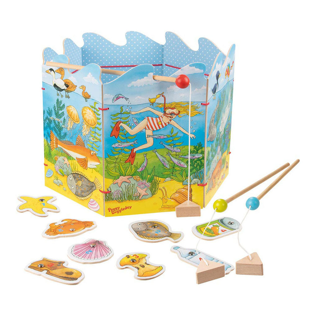 Goki Angelspiel Holz 30 cm mehrfarbig