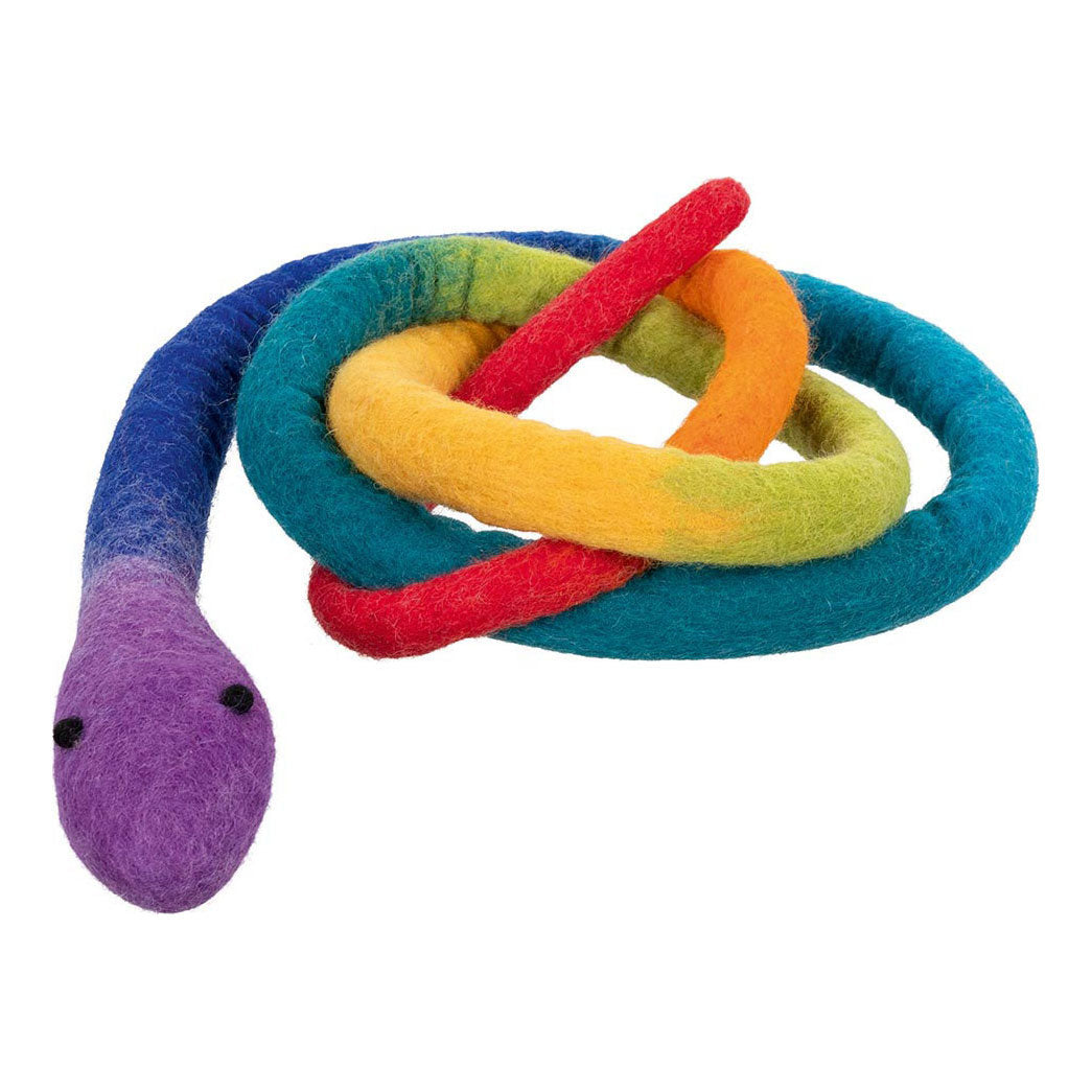 Goki fühlte eine Schlangenboa