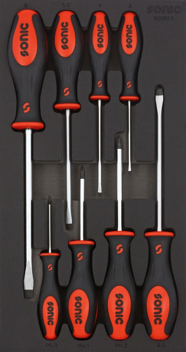 Sonic Tool Schraubendreher-Set PH + Flach 8-teilig. sfs 1 3