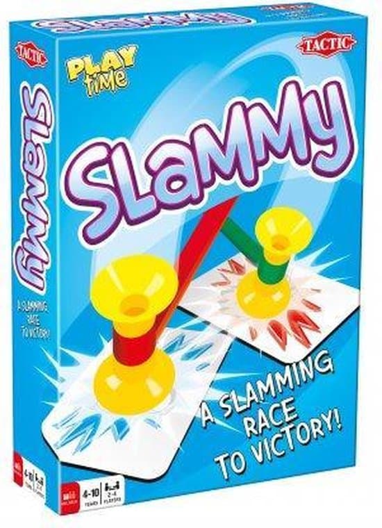 Taktik-Slammy-Spiel, um die richtige Karte zu finden