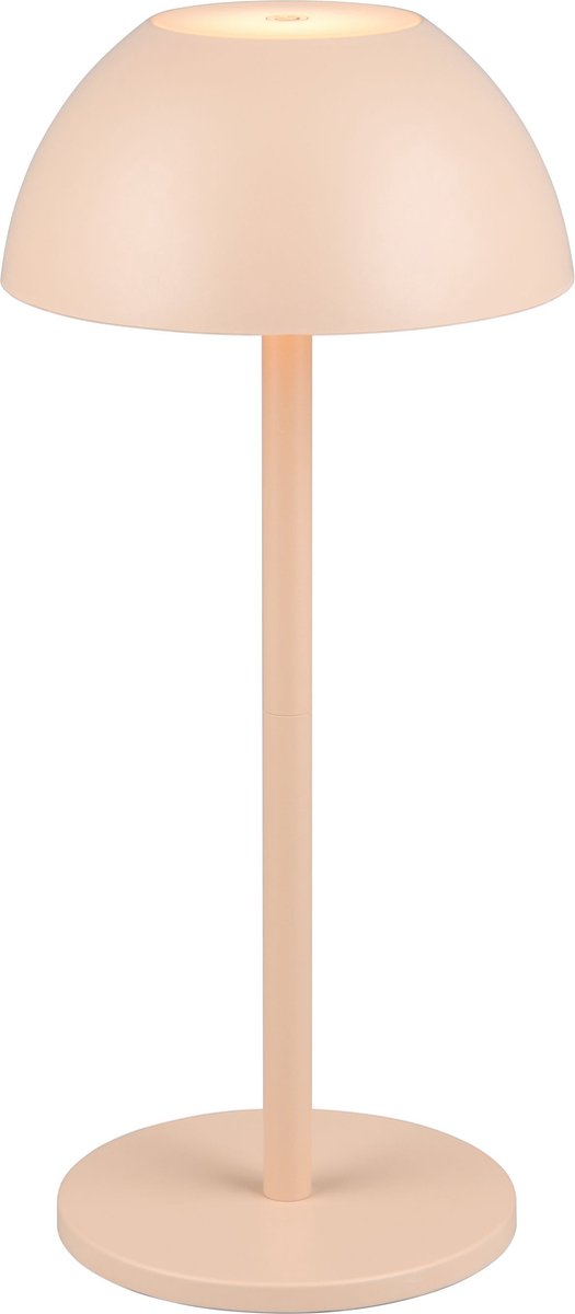 Rl lebe deine Lichtrealität Ricardo - Tischleuchte - Sand - inkl. 1x SMD 1,7 W - 4-Stufen-Touch - USB-Anschluss - Beleuchtung auf und ab - Batteriebetrieb - Außenbeleuchtung - IP54
