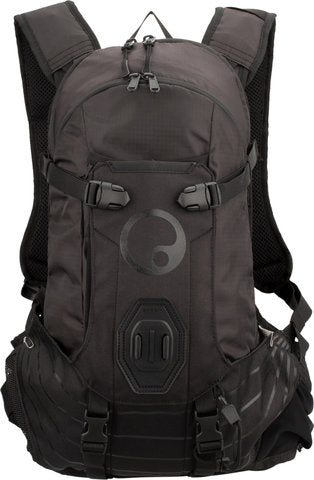 Ergon Ba2 Black - Compact All -Mountain -Rucksack für Aktionskameras, einstellbares Tragesystem, 10L -Kapazität