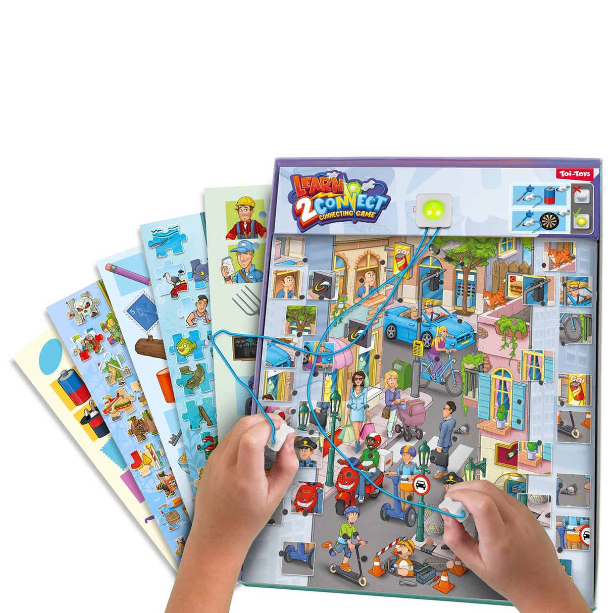 Toi-Toys Spiele elektronisch lernen 2 verbinden verbinden, 4-6 Jahre