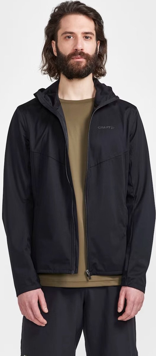 Craft Adv Essence Hydro Jacket M Herren-Sportweste – Schwarz