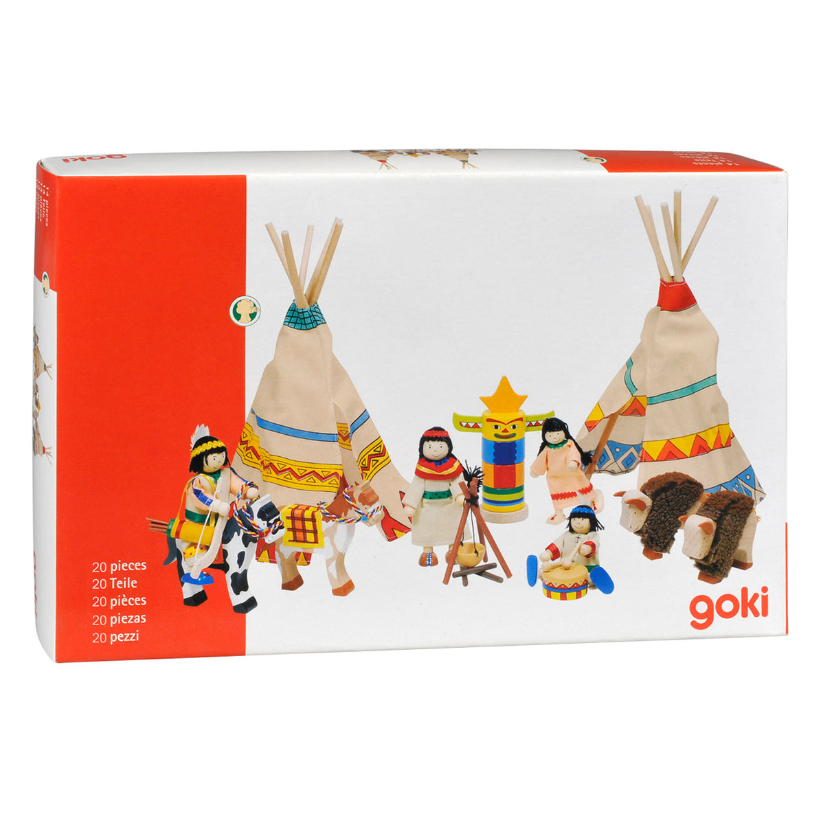 Goki Indianerlager, 14 Teile