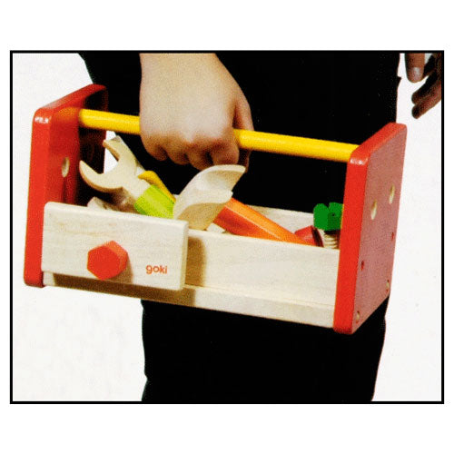 Goki Holz Arbeitsbank und Toolbox 2in1