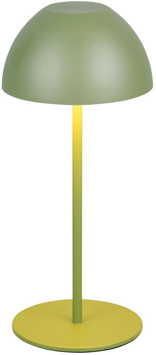 Rl lebe dein Licht Reality Ortiz - Tischleuchte - grün - inkl. 1x SMD 2 W - On Off Touch - Sensordimmer - USB-Anschluss - Memory-Funktion - wiederaufladbar - kabellos - Außenleuchte - IP44