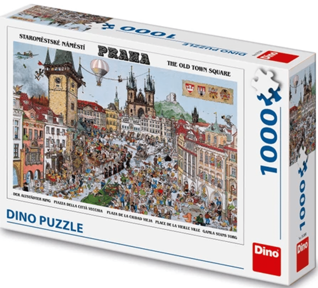 Dinotoys Dino-Puzzle der Prager Innenstadt – 1000 Teile