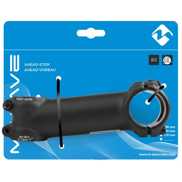 Zoom A-Head Vorbau 28,6 110 31,8 mm – schwarz