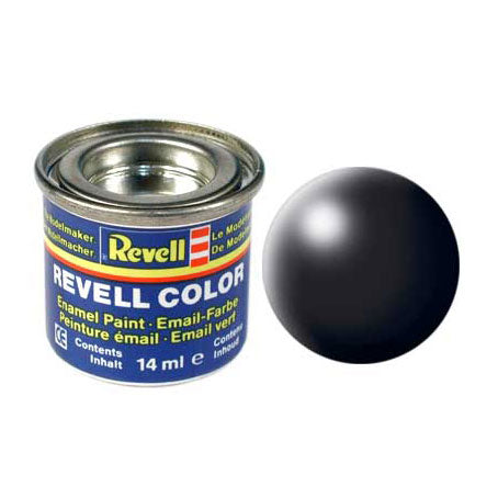 Revell Lackfarbe Nr. 302 – Schwarz, seidenmatt