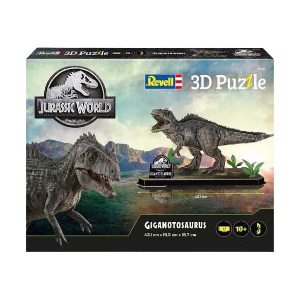 Revell 3D-Puzzle-Bausatz Jurassic World - Giganotosaurus - 60 Teile.