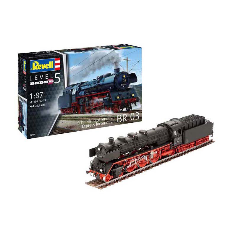 Revell Modellbausatz - Schnellzuglokomotive 1:87 - 136-tlg.