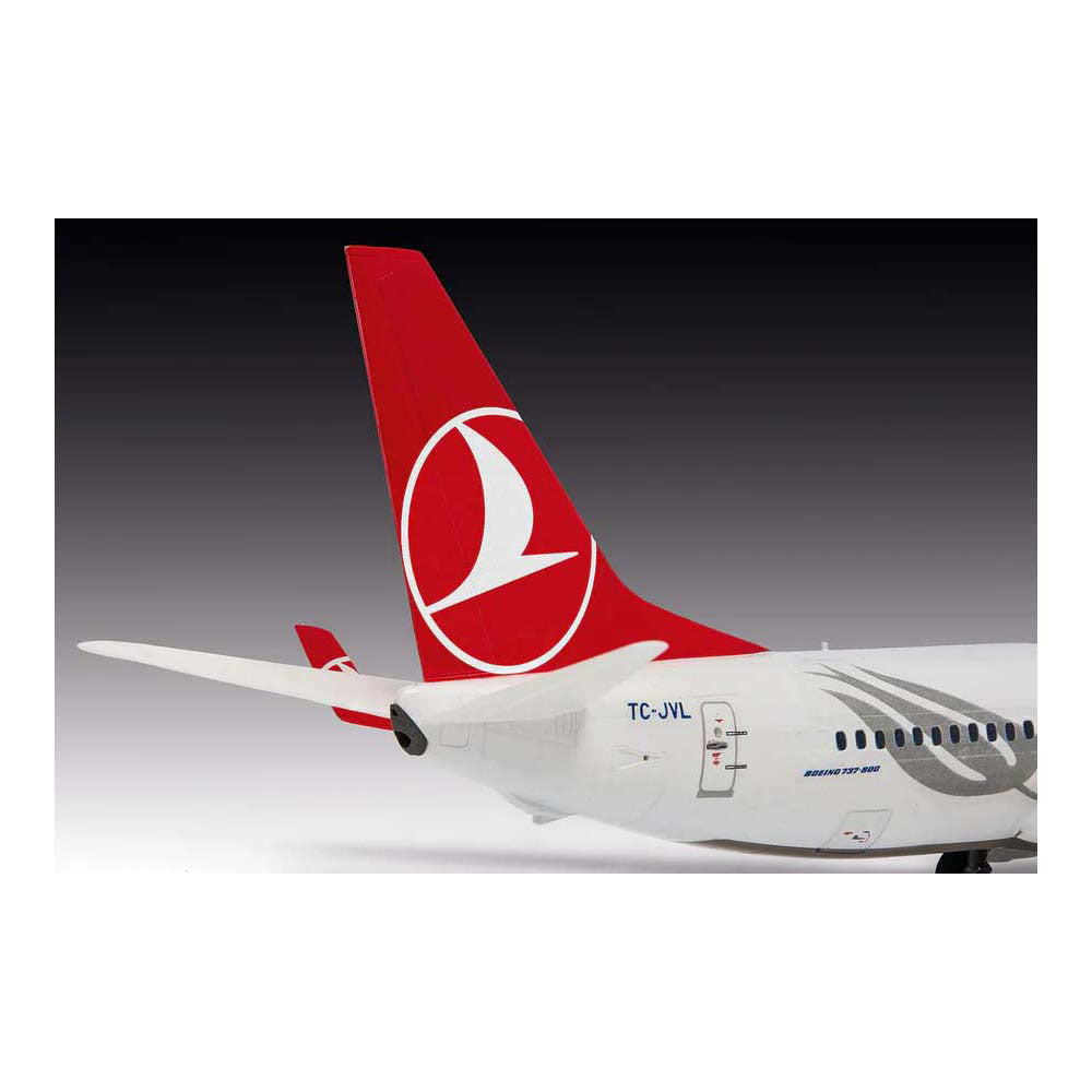 Revell Modellbausatz - Boeing 737-800 Turkish Airlines 1:144 - 63-tlg.